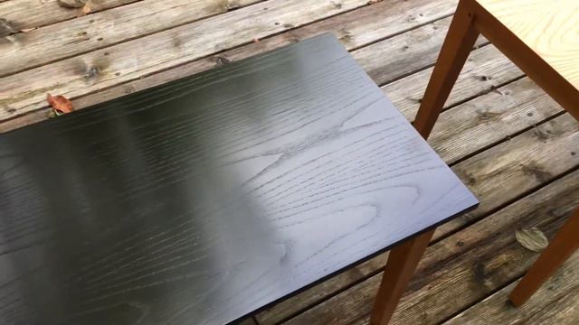 Part 2 of 2: Refurbishing 1990 Coffee Table (Dyed Black Top).
