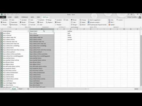 !SEMTools add-in for Excel - introduction