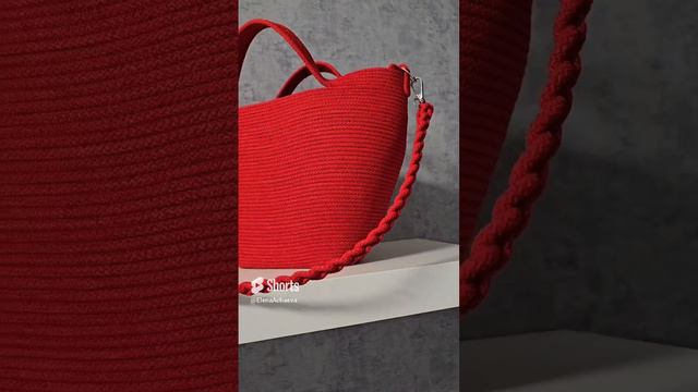 Сумка, созданная из шнура. #сумка #шьюсама #шью_сама #шнур