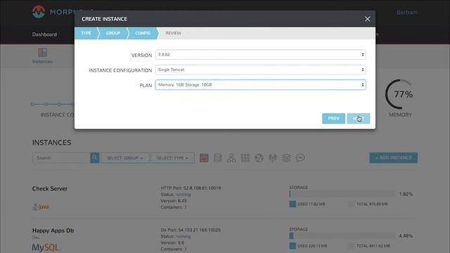 Deploying a Tomcat Server | Morpheus Minute