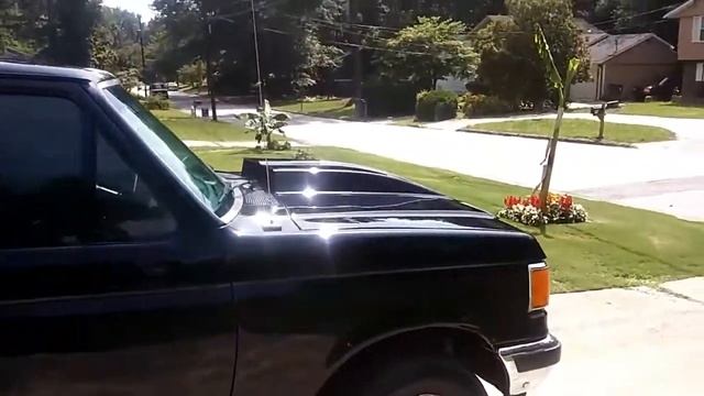 1988 ford f150 painted black