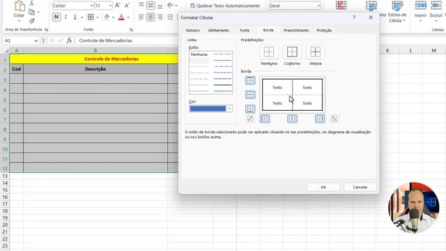 Aplicar Bordas no Excel de Forma Profissional