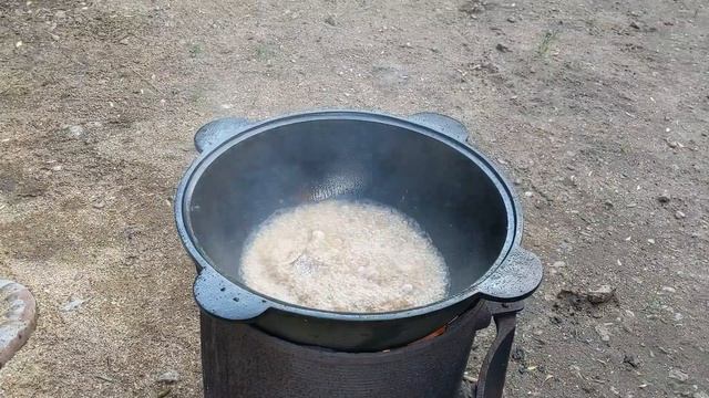 Рыба ФРИ в узбекском казане