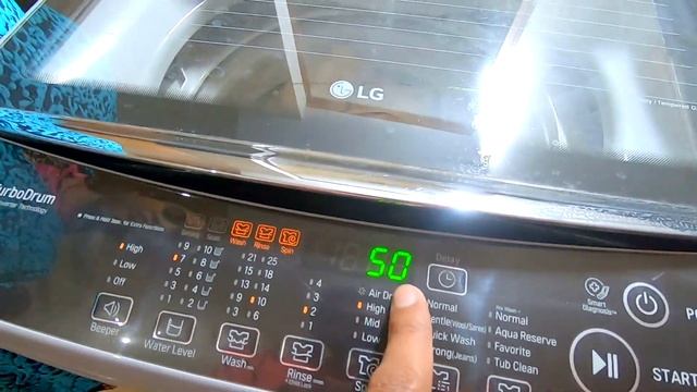 LG 7.0 kg Fully-Automatic Top Loading Washing Machine(T8081NEDLJ)