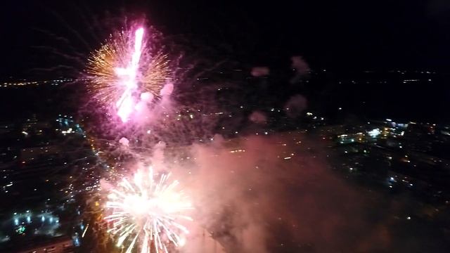Праздничный фейерверк на День минусинского помидора 19.08.2017г.