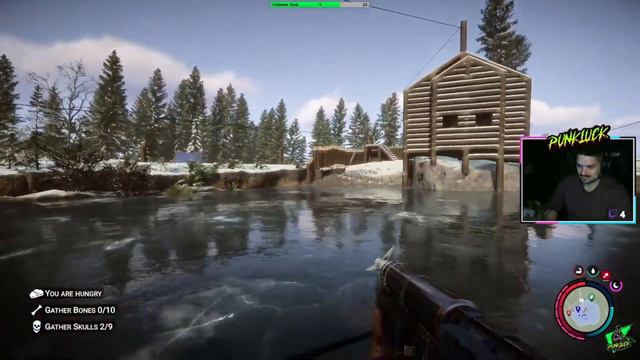 Sons of the Forest Building Lake House and Destroying Houses