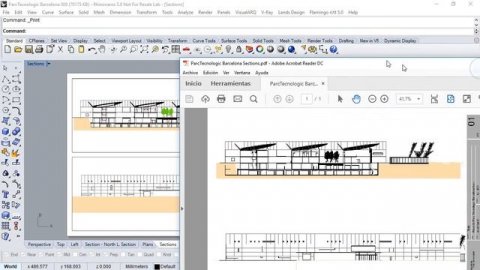VisualARQ 2.0: Hidden-Line Vector output 2D drawings in Rhino