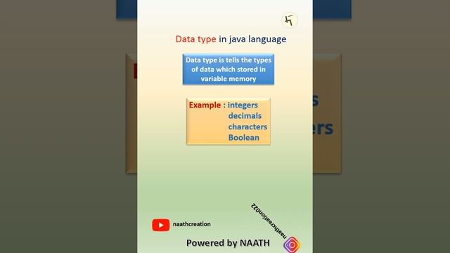 datatype in java