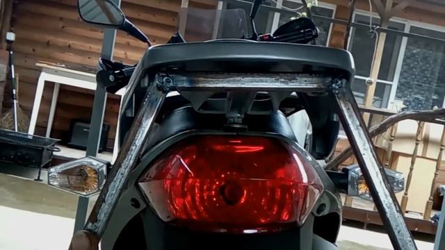 Установка кофр на STELS 400 GT.