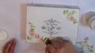 Decoupage krok po kroku - pudełko na herbatę