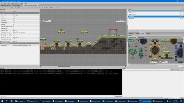 How to export from Tiled To Godot 3.2