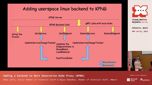 Adding a backend to Next Generation Kube Proxy (KPNG)