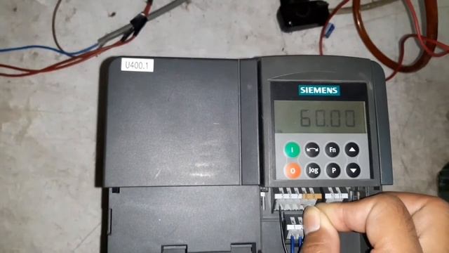 Siemens vfd micromaster420 Frequency settings
