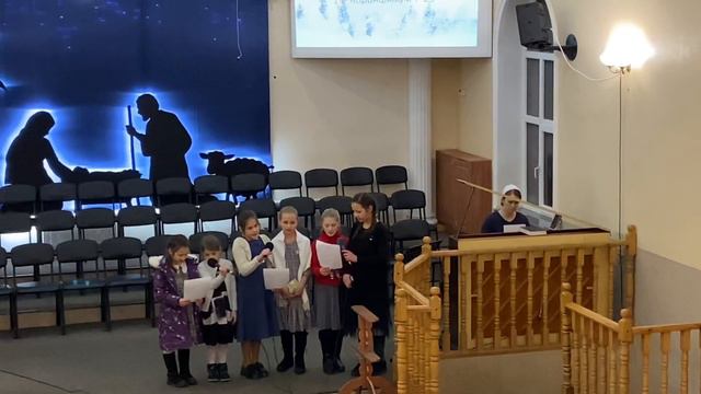 Детское пение - Малые мы дети, Господу поем.
