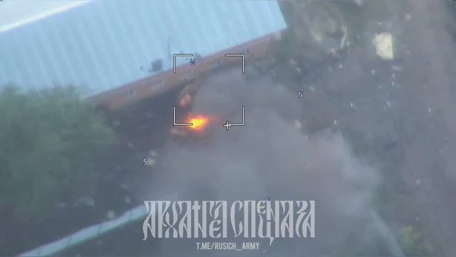 Уничтожение танка Т-64 ВСУ