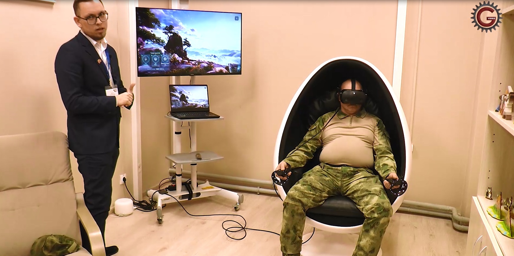 Виртуальная реальность помогает справится бойцам с психотравмами