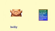 Parts of Body with elaborate meaning for each part of body
