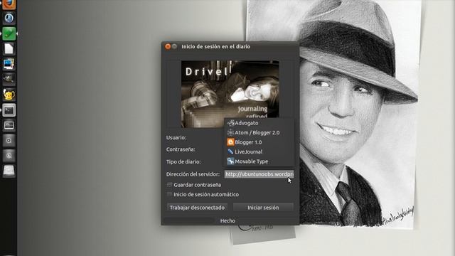 Utilizar drivel para crear entradas nuevas en blogs, especifiamente wordpress - Ubuntu