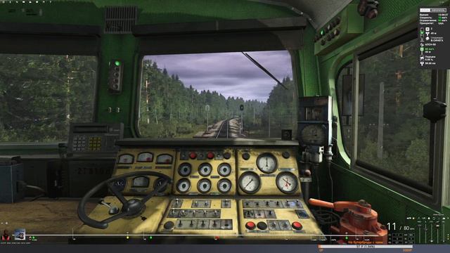 Везу и разгружаю лес Trainz19.1440p
