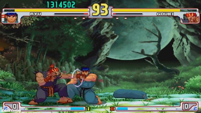 🕹 Street Fighter III 3rd STRIKE #4 - Ryu VS Gouki (Akuma) [Arcade stick]