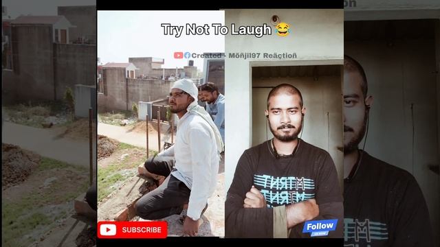 Try Not To Laugh ?   #shortsvideo #shortfeed  #reaction #monjil97reaction