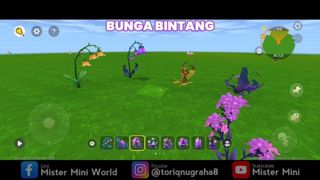 Karakteristik Baru Tanaman Setelah Bermutasi [Void Night 😈] - Mini World Creata | Mr Mini