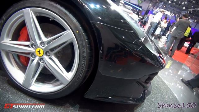 Black Ferrari F12berlinetta - Geneva 2012 with GTspirit.com