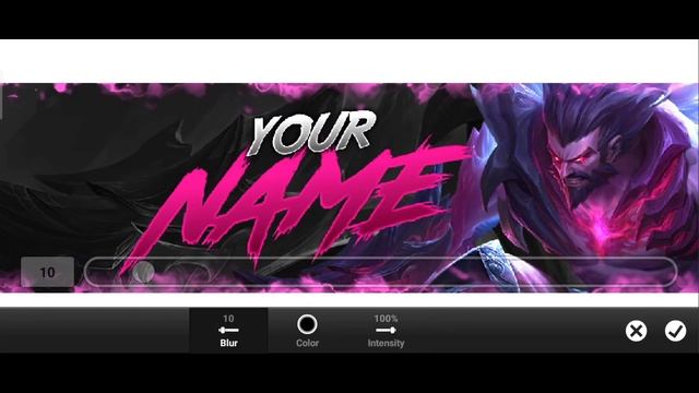 Speed Art | Youtube Gaming Banner In Andorid - Tutorial Photoshop Touch Android