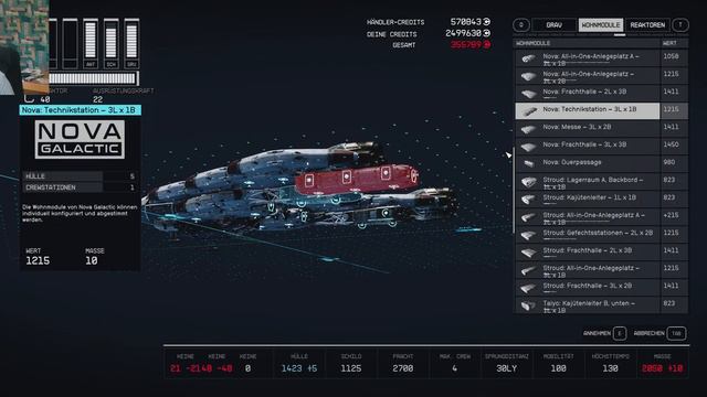 Starfield - Bauen wir ein Kampfschiff, Klasse C, Nova Galactic