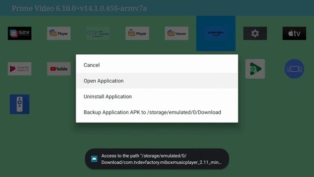 Backup APK on Google TVAndroid TV and transfer it to phonepcmac