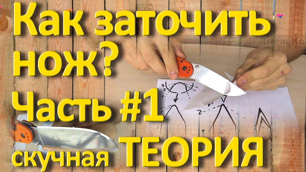 Как заточить нож. Часть 1.  Теория