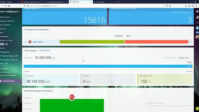 Как настроить план продаж в Битрикс24