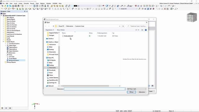 [EN] FAQ 005220 | Jak mohu v programu RFEM 6 nebo RSTAB 9 načíst soubor DXF jako hladinu na pozadí?