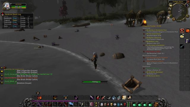 Wow Classic HC druid death at Murkdeep