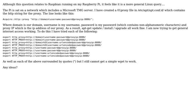 Unix & Linux: wget not working but apt-get does (2 Solutions!!)