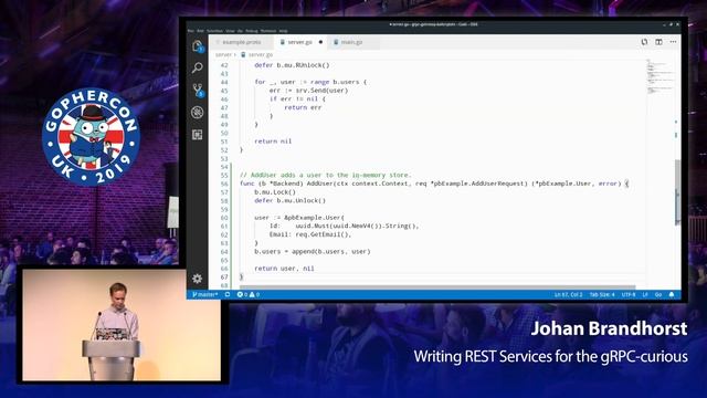 GopherCon UK 2019: Johan Brandhorst - Writing REST Services for the gRPC curious