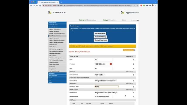 Cloudian HyperBalance Load Balancer - Part 2 Configuration