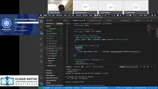 14. CNCF SK meetup || Cloud Development Kit for Kubernetes- https://cdk8s.io/ || Milan Skuhra [sk]