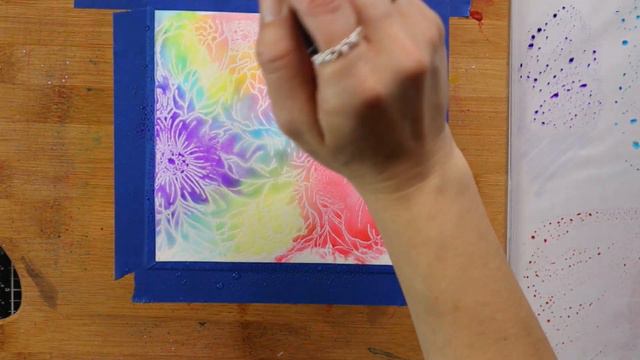 Watercolor Backgrounds with Karin Brushmarker Pro
