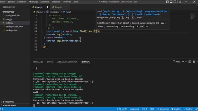 #4 Cours Mongoose : Les requêtes | NodeJs | MongoDB | Tutoriel Français