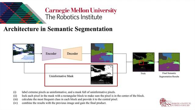 Semantic Segmentation in Complex Scenes for Robotics Navigation: RI Summer Scholar Zhanxin Wu