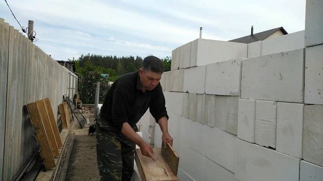 Штраборез для газосиликата своими руками/стройка сарая/переезд в деревню
