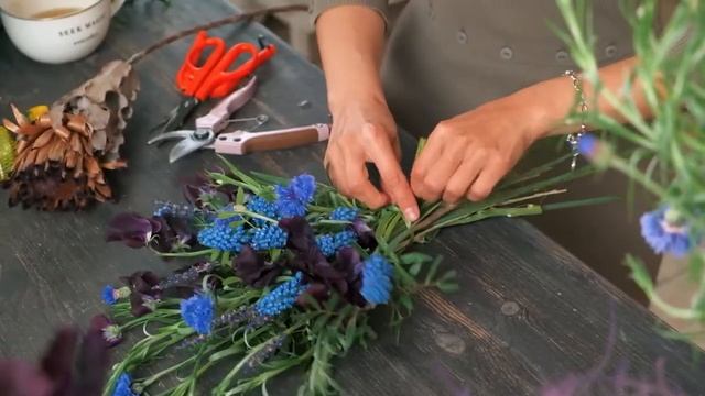 Цветочный мастер-класс "Мужской букет". Онлайн.