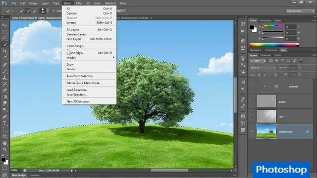How to use quick selection tool  Basic Level Adobe Photoshop CS6 online tutorials