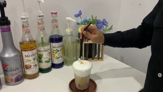 Cafe Vlog EP.1241 | Iced Cappuccino | Coffee Cappuccino | Coffee recipe