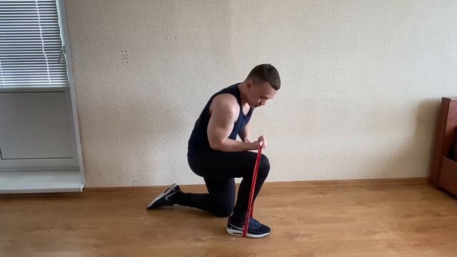 Сгибание руки с упором с раз петлёй 260