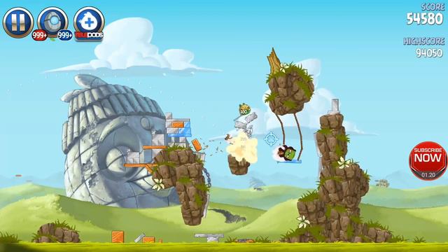 ANGRY BIRDS STAR WARS 2 REBEL LASER MASSIVE ENEMIES | Top Action Games Part 7