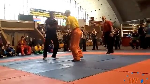 Савчук-Конощенко раунд 1 ТУЙШОУ 05.12-15. Чемпионат Европы по кунгфу, Львів Україна