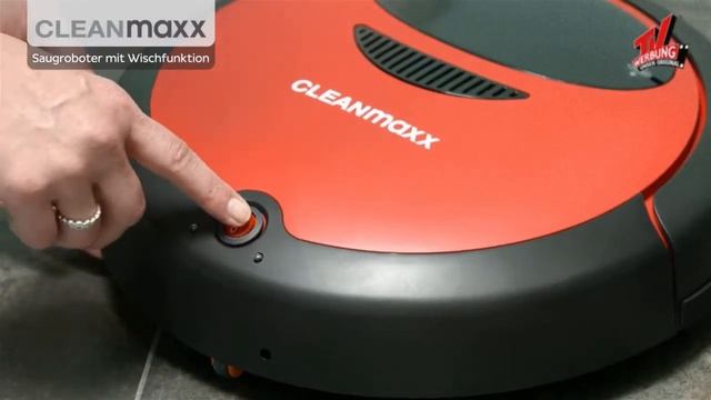 Робот пылесос CLEANmaxx для ровных поверхностей Бордовый