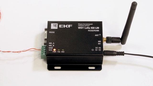 Беспроводное управление и контроль параметров оборудования  Модем WDT LoRa 433 L20 EKF PROximaБеспр
